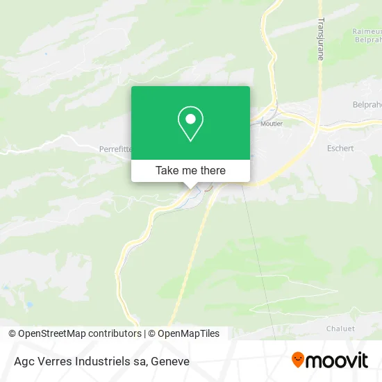 Agc Verres Industriels sa map