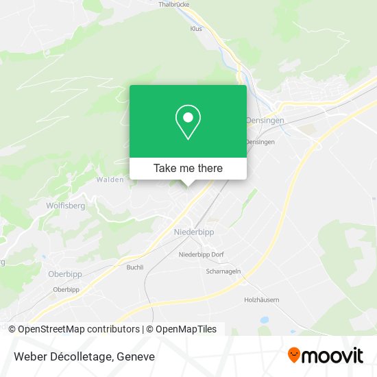 Weber Décolletage map