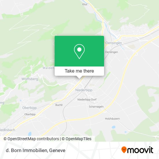d. Born Immobilien map