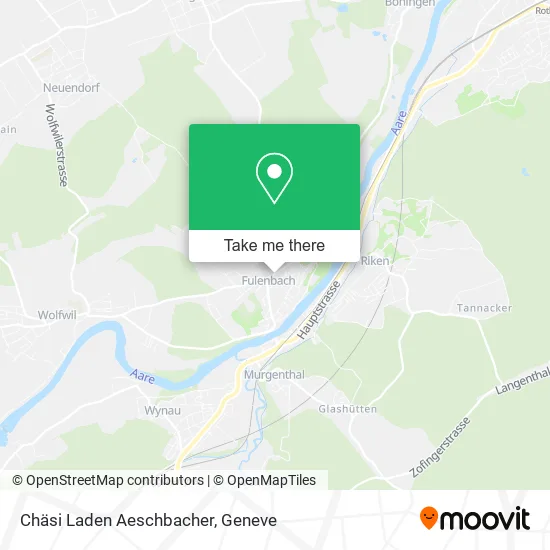 Chäsi Laden Aeschbacher map