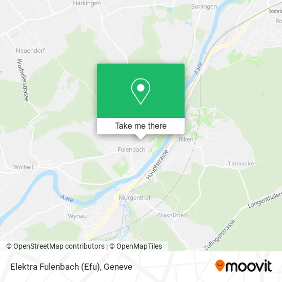 Elektra Fulenbach (Efu) map