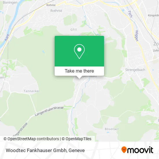 Woodtec Fankhauser Gmbh map
