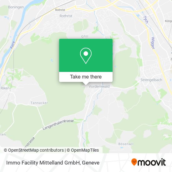 Immo Facility Mittelland GmbH map