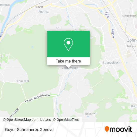 Guyer Schreinerei map