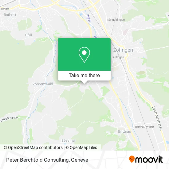 Peter Berchtold Consulting map