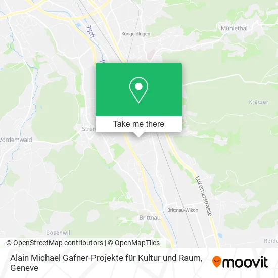 Alain Michael Gafner-Projekte für Kultur und Raum map