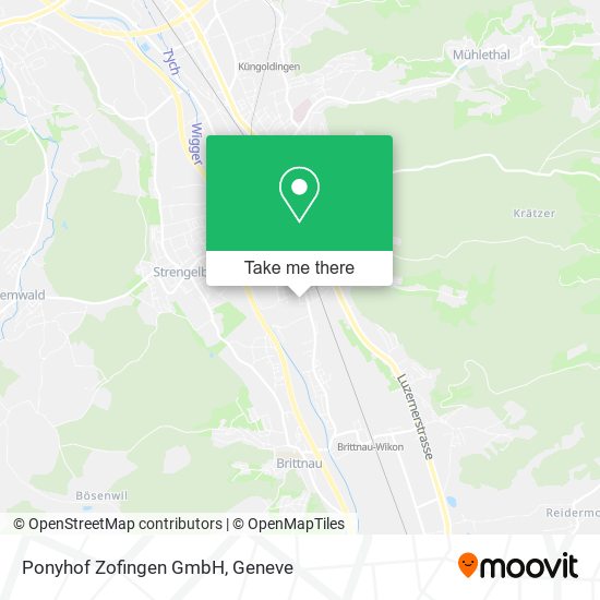 Ponyhof Zofingen GmbH map