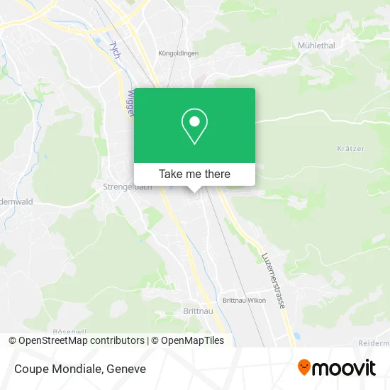 Coupe Mondiale map