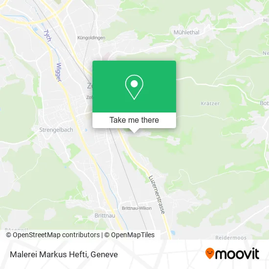 Malerei Markus Hefti map