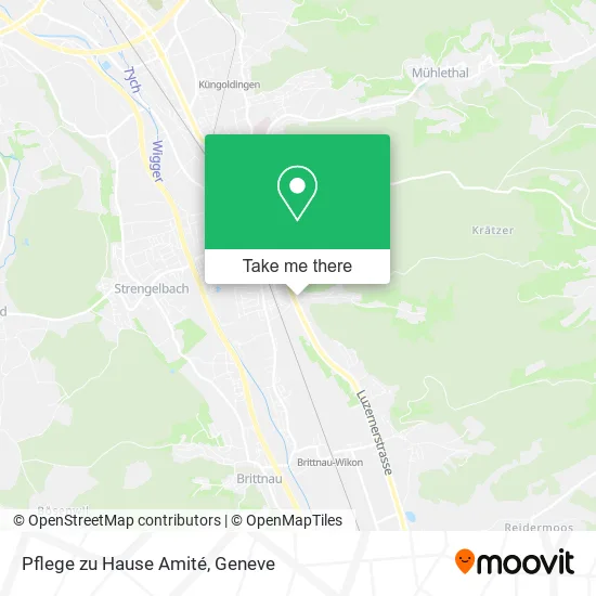 Pflege zu Hause Amité map