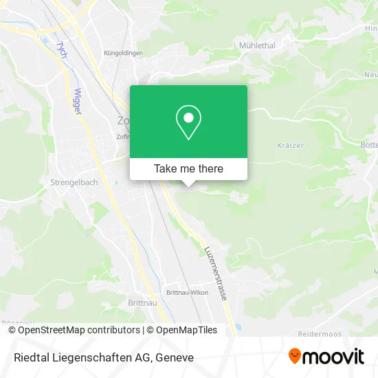 Riedtal Liegenschaften AG map