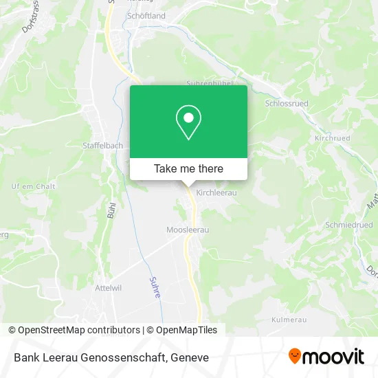 Bank Leerau Genossenschaft map