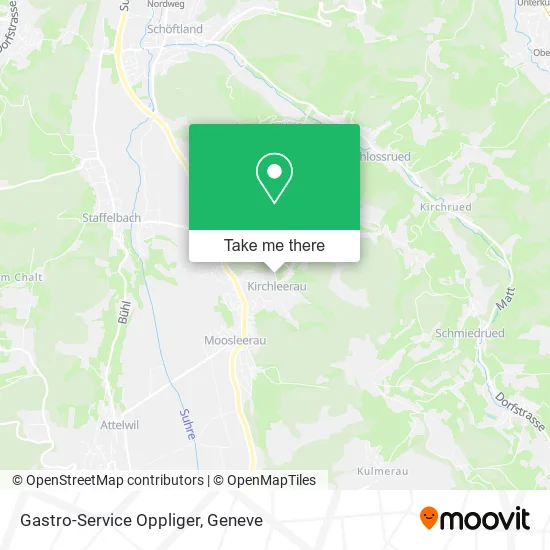 Gastro-Service Oppliger map