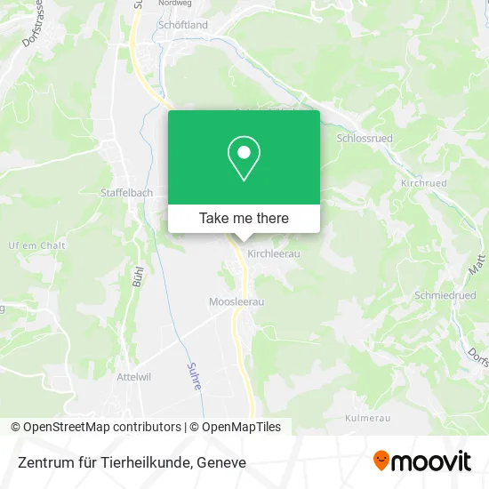 Zentrum für Tierheilkunde map