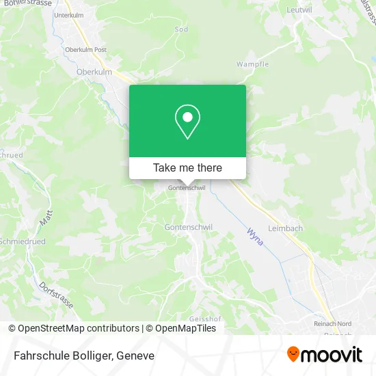 Fahrschule Bolliger map