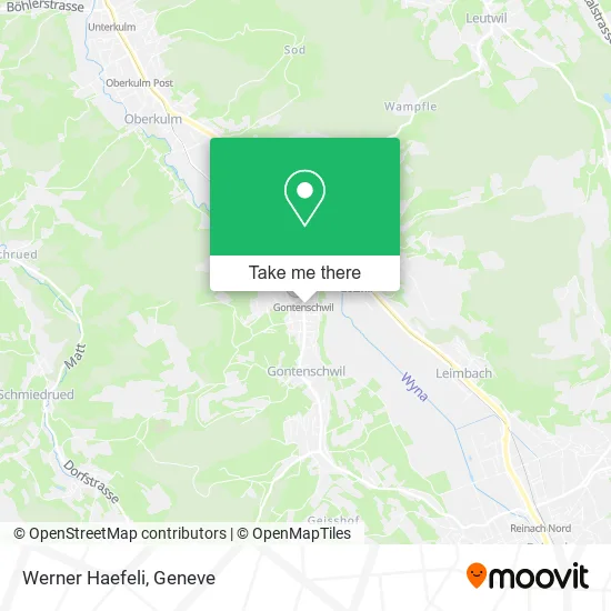 Werner Haefeli map