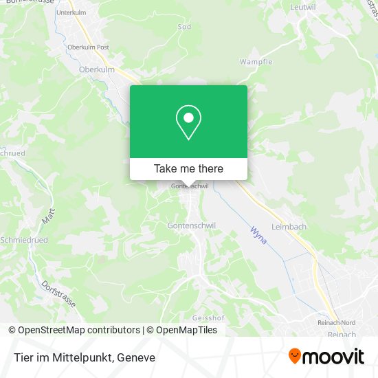 Tier im Mittelpunkt map