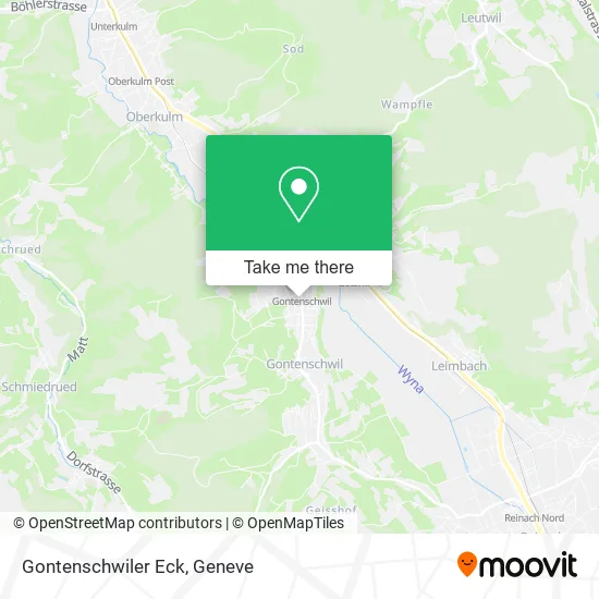 Gontenschwiler Eck map