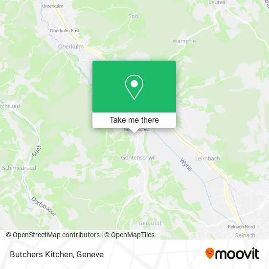Butchers Kitchen map