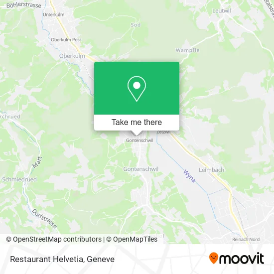 Restaurant Helvetia map