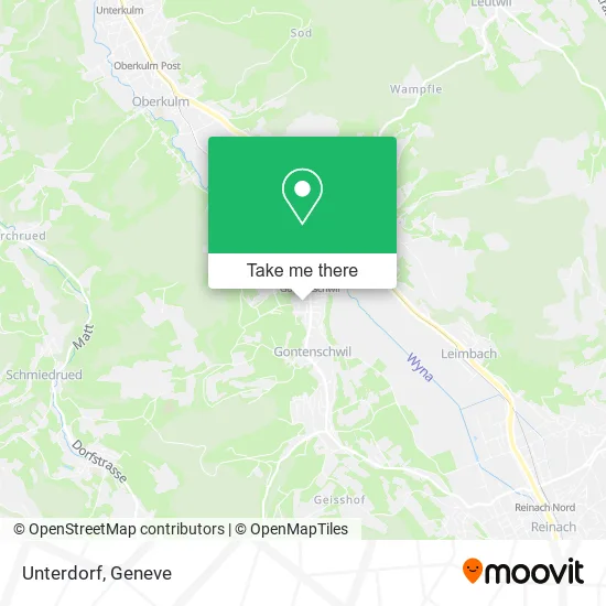 Unterdorf map