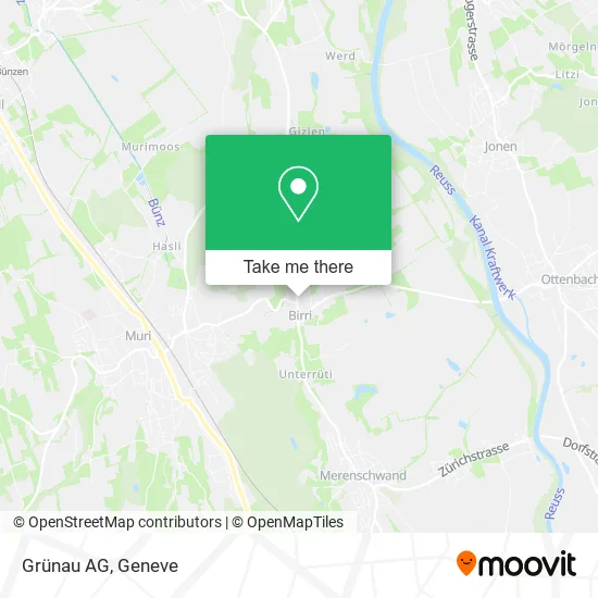 Grünau AG map