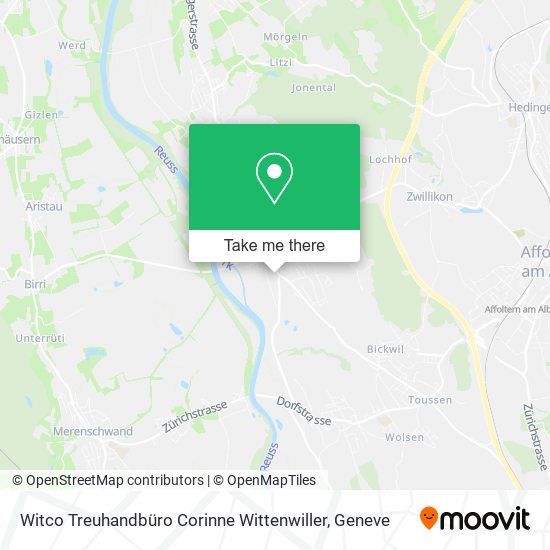Witco Treuhandbüro Corinne Wittenwiller map