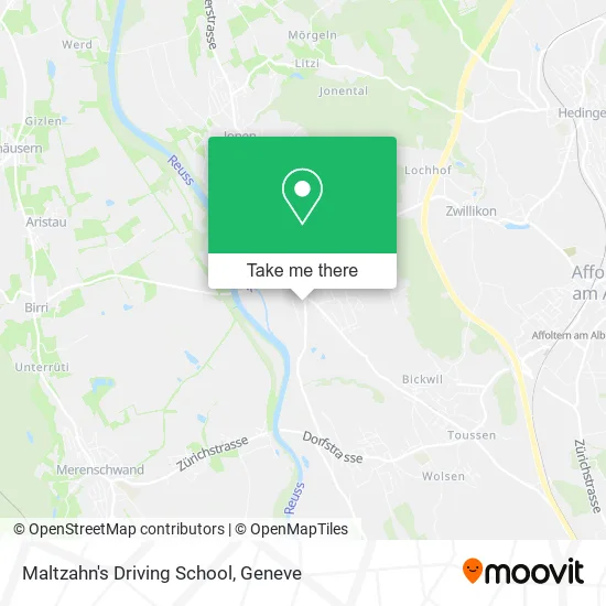 Maltzahn's Driving School map