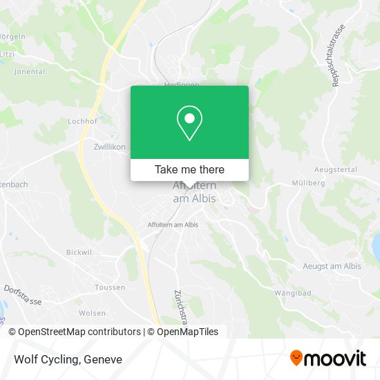 Wolf Cycling map