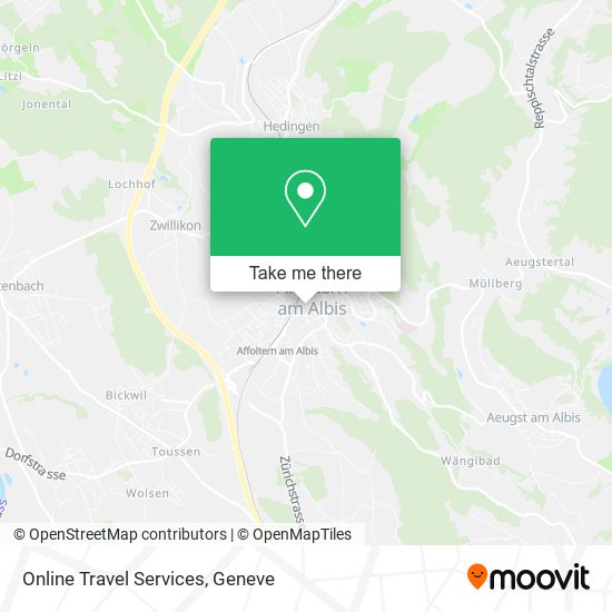 Online Travel Services map
