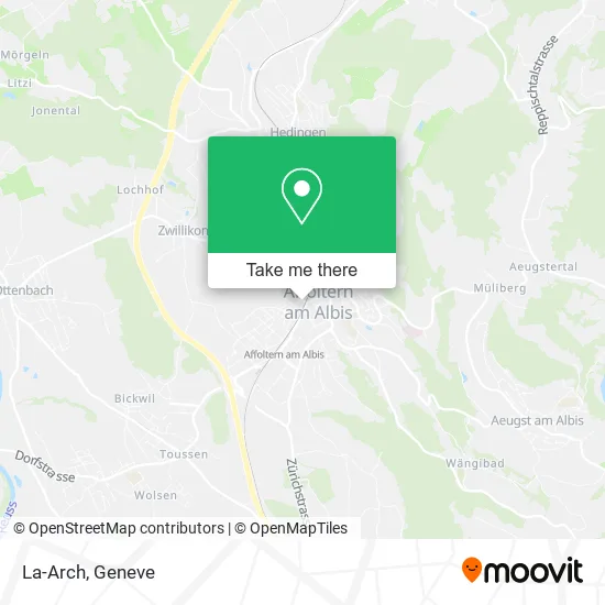 La-Arch map