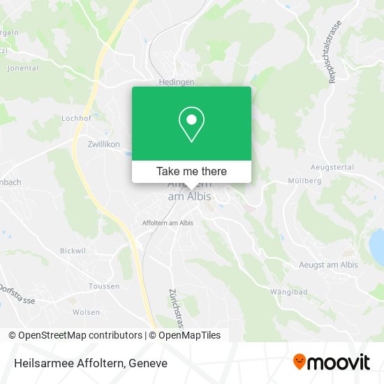 Heilsarmee Affoltern map