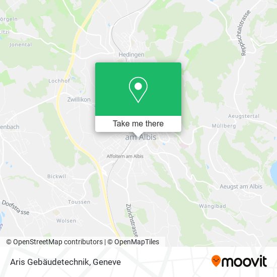 Aris Gebäudetechnik map