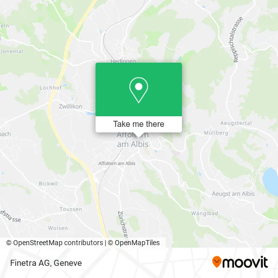 Finetra AG map