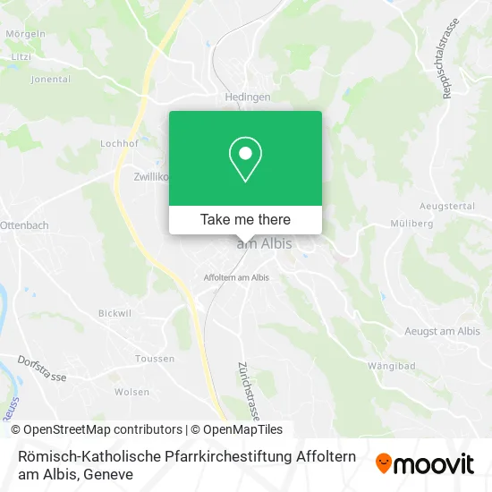 Römisch-Katholische Pfarrkirchestiftung Affoltern am Albis map