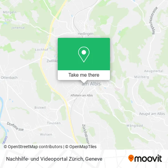 Nachhilfe- und Videoportal Zürich map