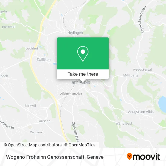 Wogeno Frohsinn Genossenschaft map