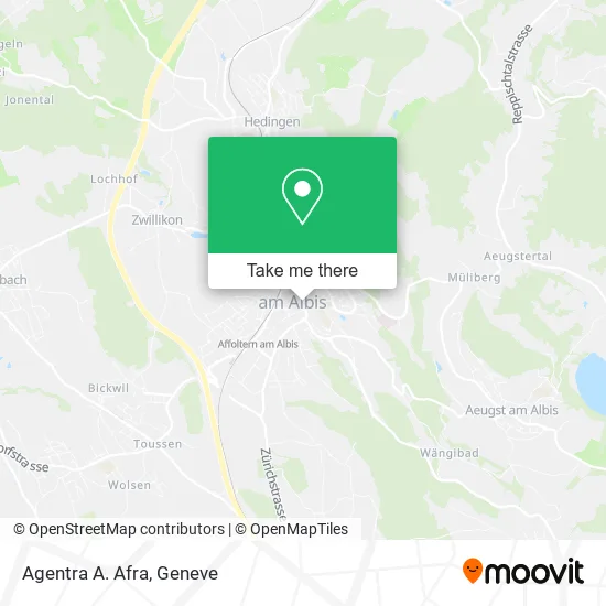 Agentra A. Afra map