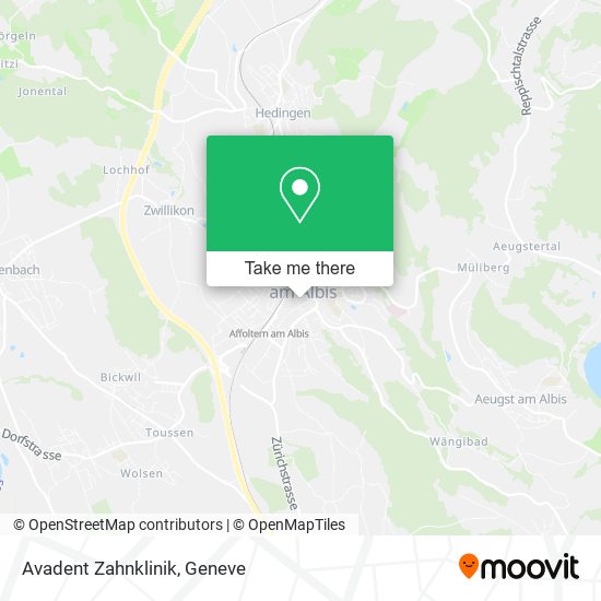 Avadent Zahnklinik map
