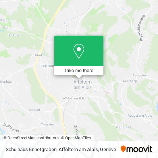 Schulhaus Ennetgraben, Affoltern am Albis map