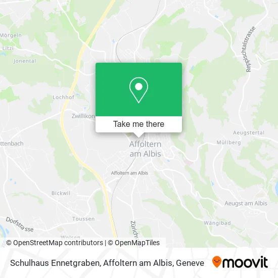 Schulhaus Ennetgraben, Affoltern am Albis map
