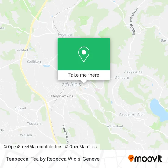 Teabecca, Tea by Rebecca Wicki map