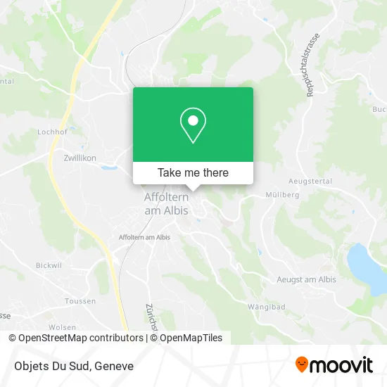 Objets Du Sud map