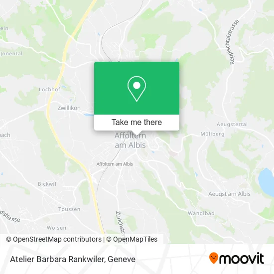 Atelier Barbara Rankwiler map