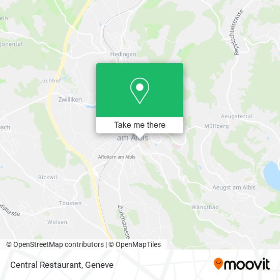 Central Restaurant map