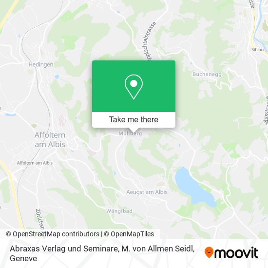 Abraxas Verlag und Seminare, M. von Allmen Seidl map