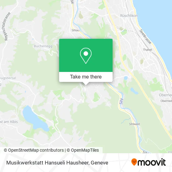 Musikwerkstatt Hansueli Hausheer map