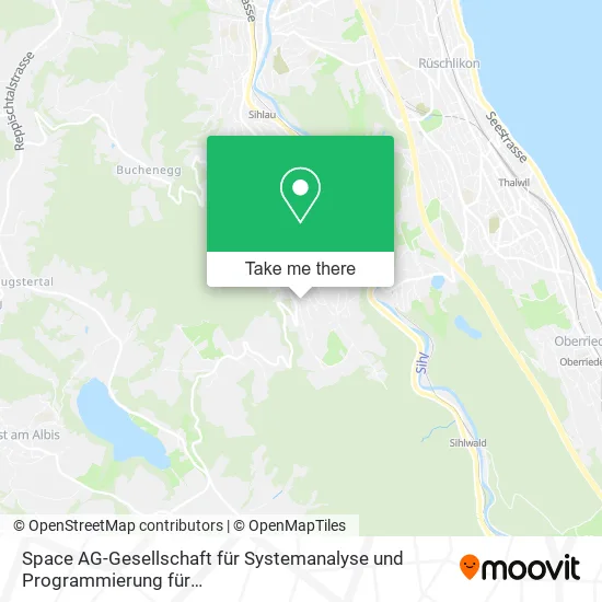 Space AG-Gesellschaft für Systemanalyse und Programmierung für Anwendercommunicationssysteme map