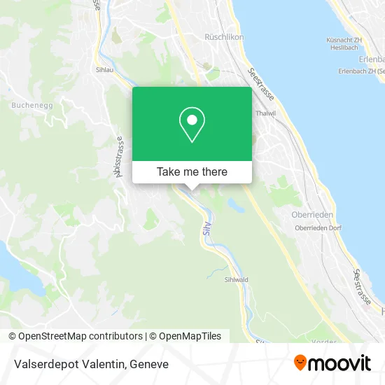 Valserdepot Valentin map