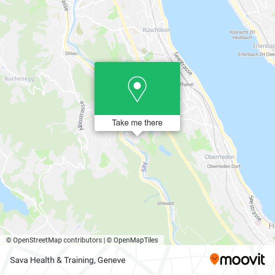 Sava Health & Training map